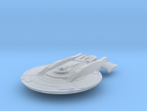 Federation Class HvyCruiser V2  1 1000 hull in Clear Ultra Fine Detail Plastic