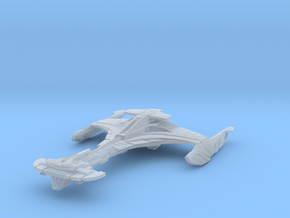 Klingon Gar'Kang Class HvyCruiser in Clear Ultra Fine Detail Plastic
