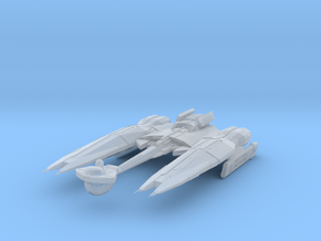 Klingon MagTil Class T10  AssaultCruiser in Clear Ultra Fine Detail Plastic