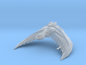 B-1 Bla'S Ri'Ka Bird of Prey V3 3.48" in Clear Ultra Fine Detail Plastic