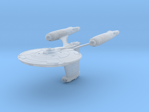 Federation Parker Class Destroyer in Clear Ultra Fine Detail Plastic