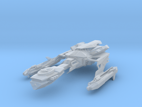Klingon VoD'leh-class Carrier  4.4" long in Clear Ultra Fine Detail Plastic