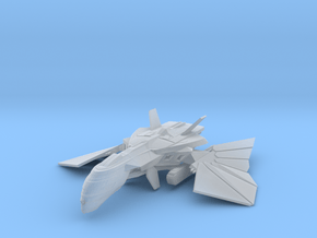 Romulan Corewind Class Destroyer WarBird in Clear Ultra Fine Detail Plastic