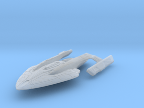 Federation Ancient class Cruiser V3 4.1" long in Clear Ultra Fine Detail Plastic