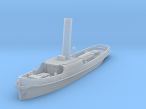 British steam tug Simla 1898 1:400 in Clear Ultra Fine Detail Plastic