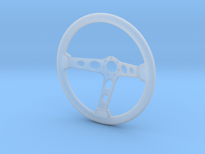 Steering Wheel Deep-Dish Type - 1/10 in Clear Ultra Fine Detail Plastic