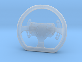 Steering Wheel P-GT4-Type - 1/10 in Clear Ultra Fine Detail Plastic