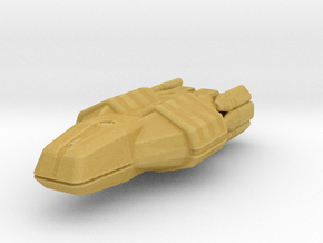 Valkyrie Class Command Carrier 5.1" long reworked in Tan Fine Detail Plastic