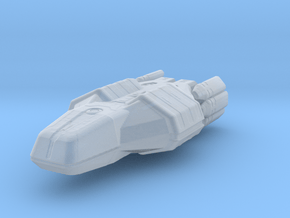 Valkyrie Class Command Carrier 5.1" long reworked in Clear Ultra Fine Detail Plastic