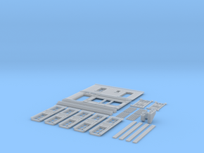 NVIM23 - City buildings in Clear Ultra Fine Detail Plastic