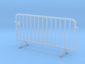 OviMob01 - Metallic police barrier in Clear Ultra Fine Detail Plastic
