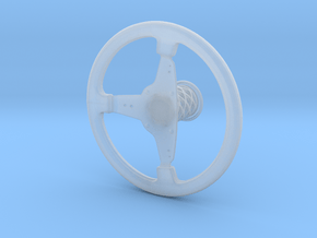 Steering Wheel P934-RSR Type - 1/10 in Clear Ultra Fine Detail Plastic