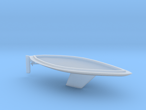 HObat32 - Sailboat in Clear Ultra Fine Detail Plastic