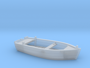 HObat41 - Wooden smallboat in Clear Ultra Fine Detail Plastic