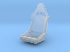Race Seat P-RS-Type LEFT-Version - 1/24  in Clear Ultra Fine Detail Plastic