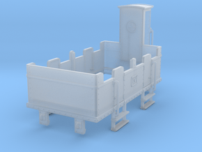 HOe-wagon06 - Crate of passenger wagon N°3 in Clear Ultra Fine Detail Plastic