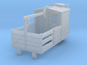 HOe-wagon07 - Crate of workshop wagon in Clear Ultra Fine Detail Plastic