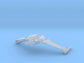 Romulan V-30 Winged Defender cruise mode in Clear Ultra Fine Detail Plastic