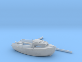 Nbat02 - Small boat in Clear Ultra Fine Detail Plastic