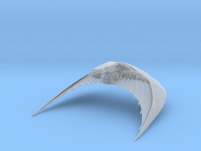 Klingon Bird of Prey v2 in Clear Ultra Fine Detail Plastic