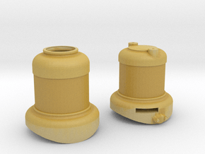 SE scale Domes with Sloted Sand dome in Tan Fine Detail Plastic