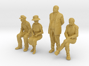 1:29 scale low res passengers in Tan Fine Detail Plastic