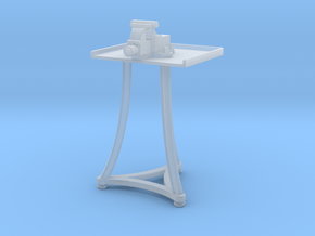 1:20.3 Blacksmith Vise Table in Clear Ultra Fine Detail Plastic