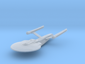 Federation Indomitable class v3 in Clear Ultra Fine Detail Plastic