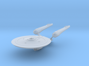 Star Trek Beyond Enterprise-A v2  6.9" long in Clear Ultra Fine Detail Plastic