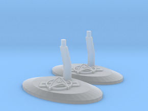 Federation Stand V in Clear Ultra Fine Detail Plastic