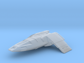 Fighter Shuttle Wings Extended in Clear Ultra Fine Detail Plastic