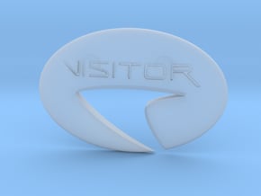 Picard Visitor Badge in Clear Ultra Fine Detail Plastic