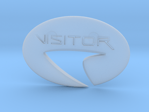 Picard Visitor Badge in Clear Ultra Fine Detail Plastic