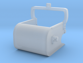 Dragline Bucket for cranes, barges, flatcar Load,  in Clear Ultra Fine Detail Plastic