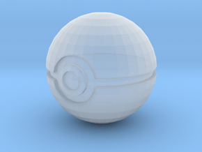 Pokeball in Clear Ultra Fine Detail Plastic