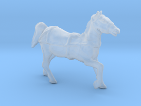 Horse with REINS HO Scale in Clear Ultra Fine Detail Plastic