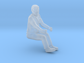 Equipment OPERATOR SEATED O Scale in Clear Ultra Fine Detail Plastic