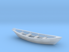 Fishermans Dory O Scale Boat in Clear Ultra Fine Detail Plastic