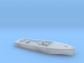 Classic RUNABOUT HO Scale Boat in Clear Ultra Fine Detail Plastic