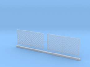 Chain Link Fencing HO Scale in Clear Ultra Fine Detail Plastic
