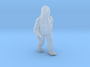 BIGFOOT HO Scale Creature in Clear Ultra Fine Detail Plastic