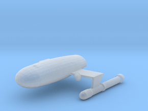 J-Class Starship in Clear Ultra Fine Detail Plastic