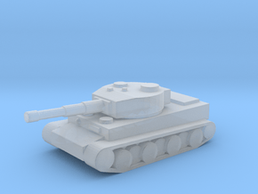 tiger tank in Clear Ultra Fine Detail Plastic