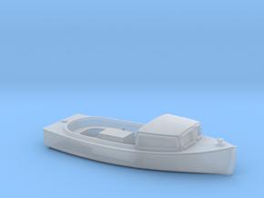 Cabin Cruiser Boat HO Scale in Clear Ultra Fine Detail Plastic