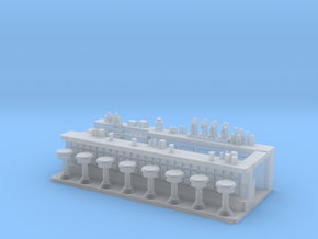 Soda Fountain Super Detailed HO Scale in Clear Ultra Fine Detail Plastic