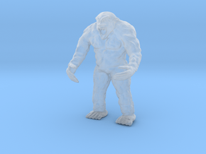 YETI Beast HO Scale Detailed Creature in Clear Ultra Fine Detail Plastic