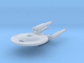 Federation Valley Forge class Cruiser v3 in Clear Ultra Fine Detail Plastic
