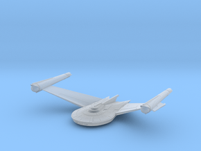 Romulan Vorval Bird of Prey v3 SNW style in Clear Ultra Fine Detail Plastic