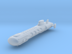NuBlazers Ruskin Battleship - Fleetscale in Clear Ultra Fine Detail Plastic