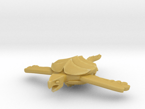 Fleetscale Turtle Space Kaiju in Tan Fine Detail Plastic